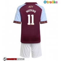 Otroške Nogometnih dresov Aston Villa Ollie Watkins #11 Domači 2025-26 Kratki rokavi (+ hlače)